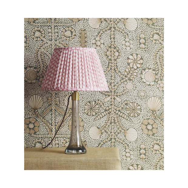 Lampshade in Pink Wicker
