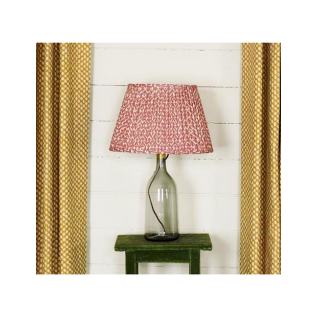 Lampshade in Red Rabanna