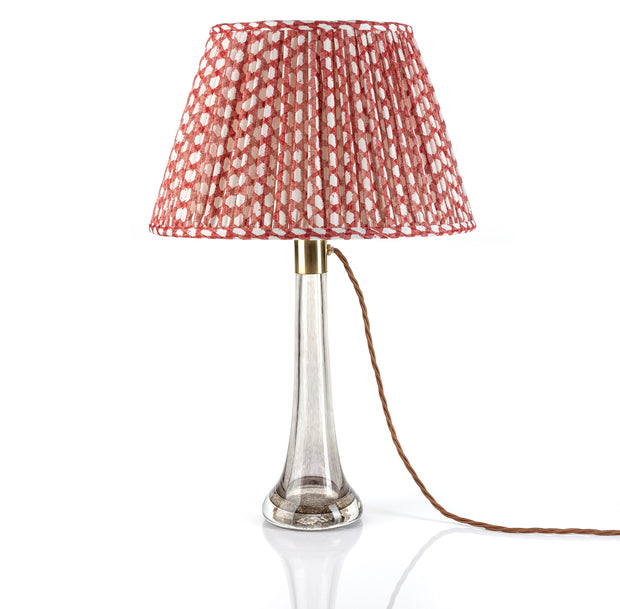 Lampshade in Red Wicker