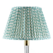 Lampshade in Turquoise Wicker