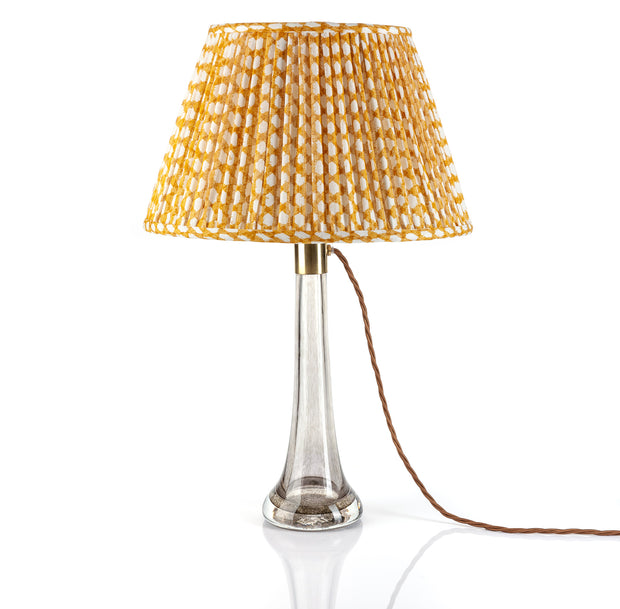 Lampshade in Yellow Wicker